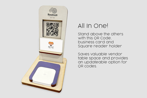 QR CODE STAND and Square reader holder - Downloadable file