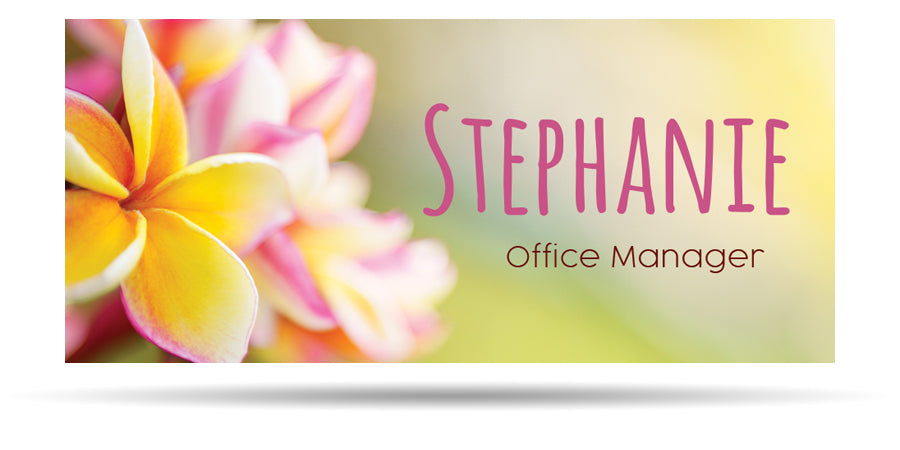 FLOWER NAME TAG